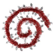 Guirlande feuille 150x4x2m blanc